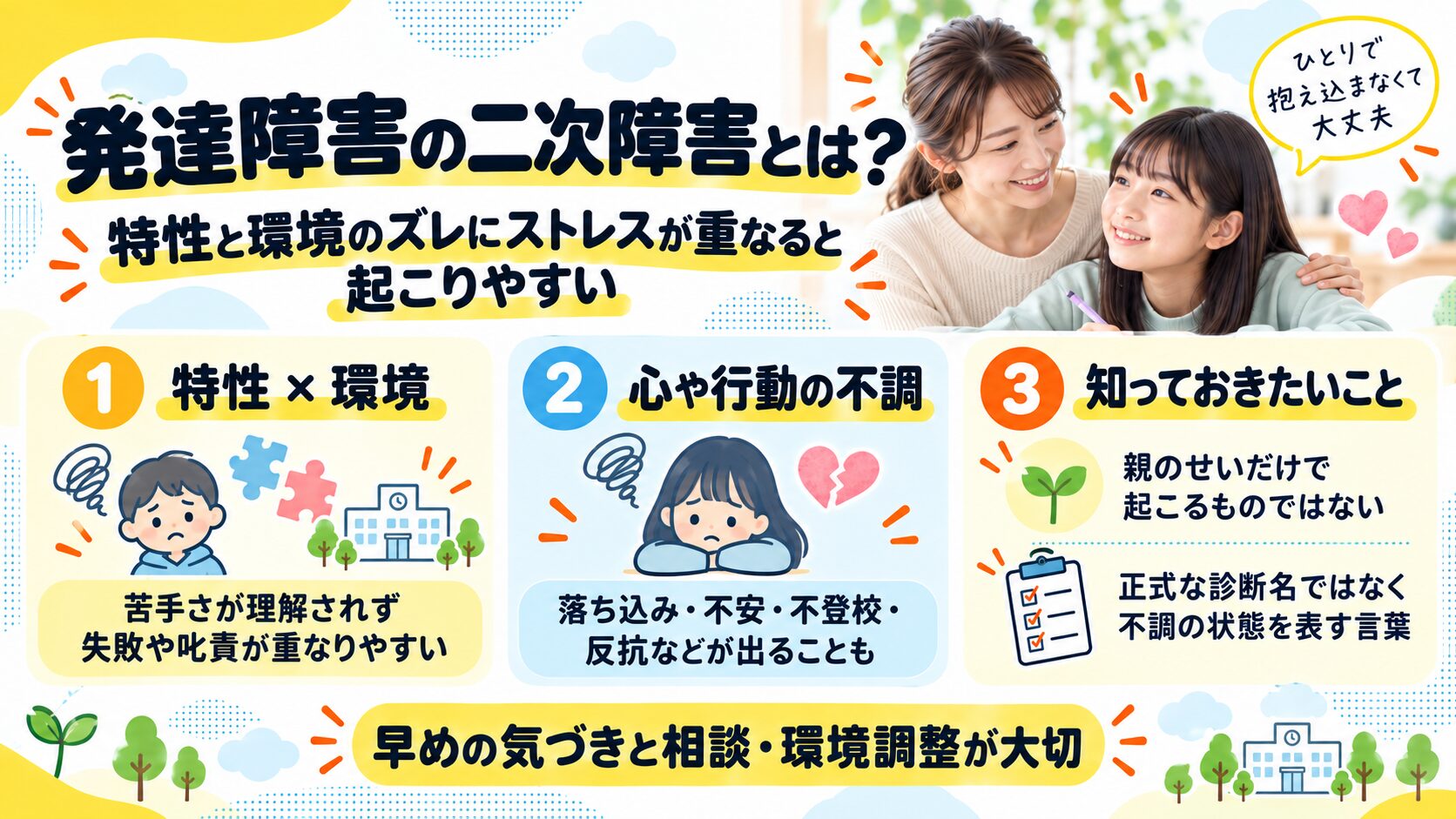 発達障害の二次障害とは?